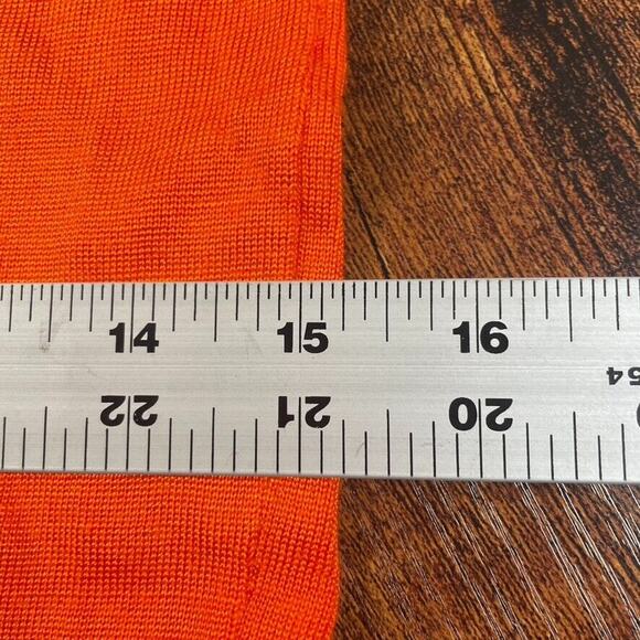 VINTAGE 70s Wilson Indians ? Baseball Jersey Size Medium Orange‎ White 60s 70s ? - Picture 7 of 7